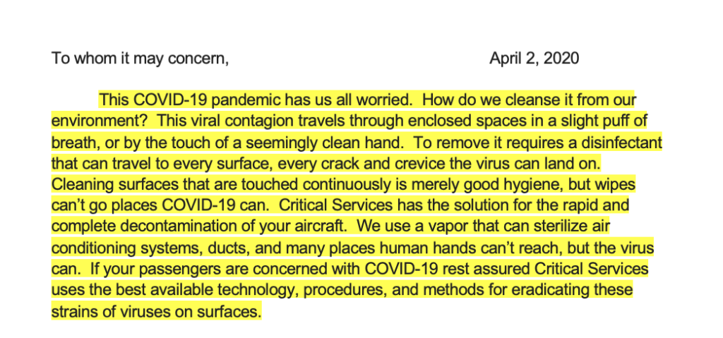 covid-statement-virus-detection-cleaning