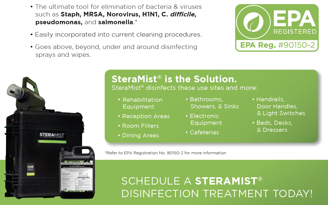 SteraMist: EPA Registered Disinfection Technology