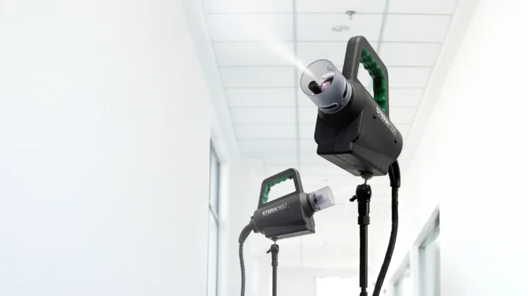 SteraMist applicator deployed in a sterile facility